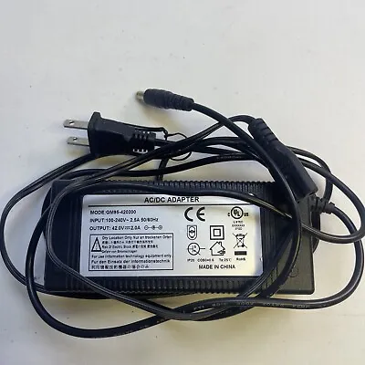 $15 • Buy Ac Dc Adapter 100-240v 2.5A 50/60hz Output 42.0V 2.0A