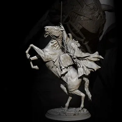 Unpainted 1/24 Warrior The Ghost Rider Resin Figure Model Kit Unassembled • £18.92