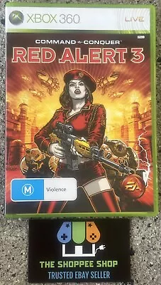 Command & Conquer Red Alert  3 | Xbox 360 Game + Manual | Free AU Postage • $20