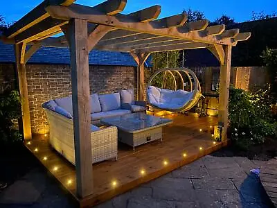 Oak Pergola - Garden Room - Timber Frame - Out Building - Gazebo Hot Tub Shelter • £1970