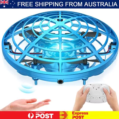 Mini Drone Quadcopter Induction UFO Flying Toy Hand Controlled For Kids Gifts AU • $27.90