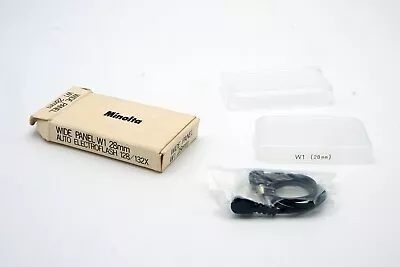 Minolta Wide Panel W1 28mm Flash Diffuser For Auto Electroflash 128/132X & Cable • $9.99