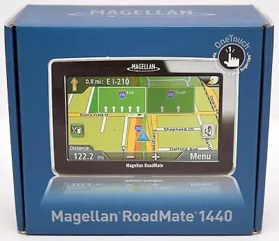 Magellan RoadMate 1440 T Lifetime-Traffic GPS Navigator System USA/Can Maps Set • $47.45