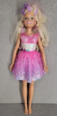 Big Barbie Just Play Mattel My Size Best Friend 28” Large Blonde Hair Dress 2013 • $26