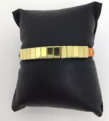 Michael Kors Orange Leather Buckle Bracelet • $14