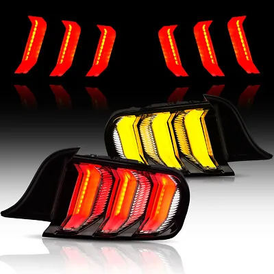 For 2015+ Ford Mustang LED Sequential Tail Lights Turn Signal Euro Style &5Modes • $519