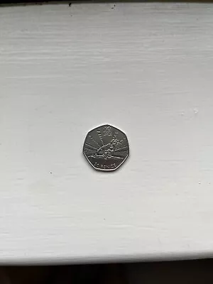 London 2012 Olympic Wrestling 50p. Rare Low Mintage • £10