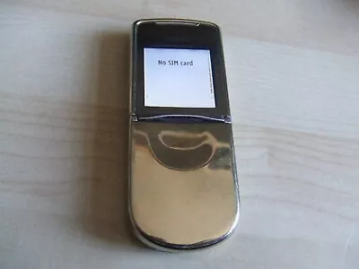 PLS READ DESC - Mobile Phone Nokia 8800 Sirocco Gold Slide • £180