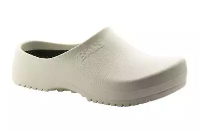 Birkenstock Super Birki Polyurethane Clog Sandals (White) Women's Sandals & • $126.90