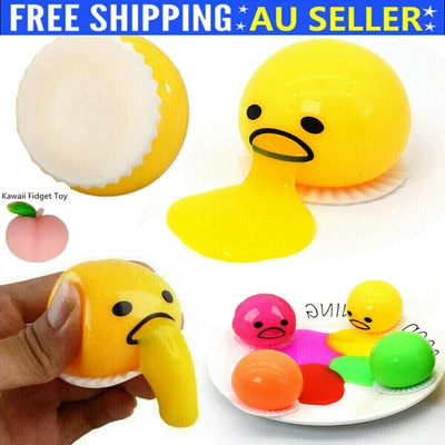 $2.79 • Buy Squishy Puking Egg Yolk Squeeze Ball With Yellow Goop Anti-Stress Relief Toy
