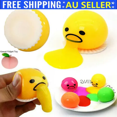 $1.95 • Buy Squishy Yolk Yellow Goop Puking Egg Squeeze Toy Anti-Stress Relievers Gifts