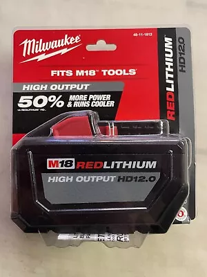 Milwaukee 48-11-1812 M18 12 Amp Lithium High Demand Battery NEW In Package • $179