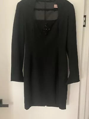 Vintage Covers Black Dress Size 10 Fully Lined • $16.95