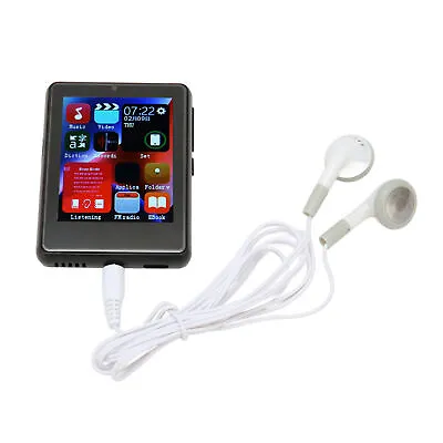 (Black)MP3 Mp4 Player 4GB 2.4 Inch Full Touch Screen Kids MP3 Player With • £23.16