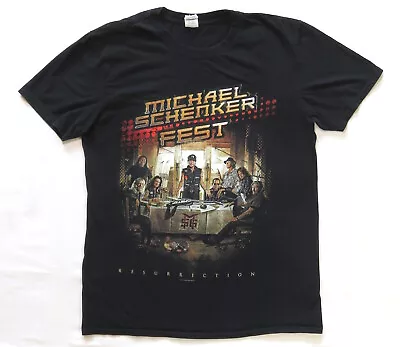 Michael Schenker Fest Concert Tour T Shirt UFO Scorpions Heavy Rock Guitar • $15