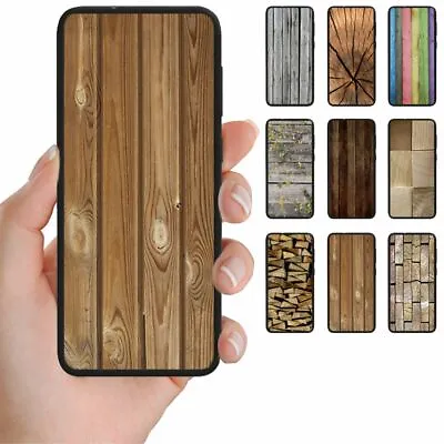 For Samsung Galaxy Series Wood Timber Print Mobile Phone Back Case Cover #1 • $9.98