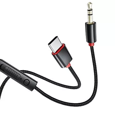 USB C To 3.5mm Audio Aux Jack Cable With Inline Remote/Volume Control/Mic Fun... • $20.76