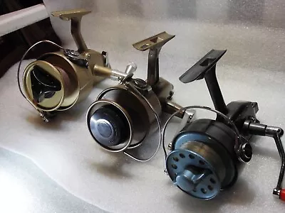 Vintage Large/Heavy Spinning Reels Lot Of 3 Nearly New Minty Collectible Cond. • $24.50