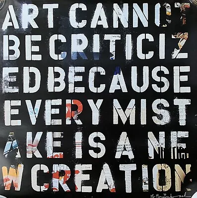 RARE MR BRAINWASH KEEP CREATING LITHOGRAPH PRINT POP ART POSTER Read Description • $399.99