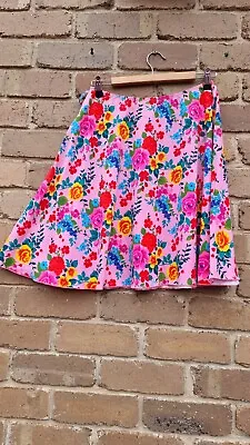 ZIMMERMANN Floral Print Cotton Skirt Size 1 Elastic Waist • $20