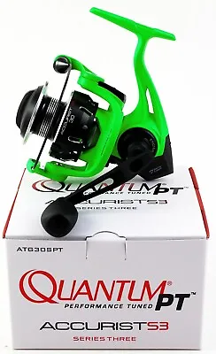 Quantum PT Accurist S3 30 ATG30SPT 5.2:1 Gear Ratio Green Spinning Reel NIB • $84.95