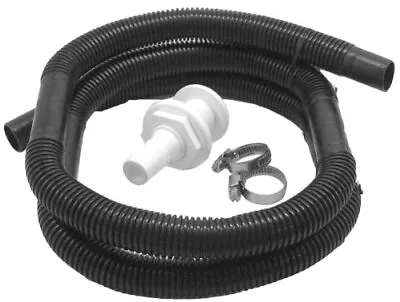 Shoreline Marine Bilge Pump Plumbing Kit | Plastic Bilge Pump Hose | 2 Stainl... • $24.33