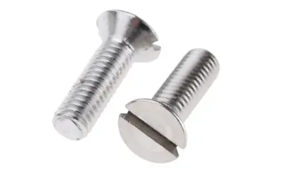 Slotted Countersunk Machine Screws Zinc CSK Slot DIN 963 M3 M4 M5 M6 M8 M10 M12 • £1.79