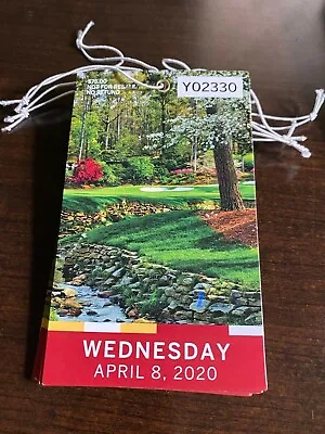 (1) 2020 MASTERS Wednesday Practice Round - NOT GOOD FOR ENTRY- COLLECTIBLE ONLY • $499.95