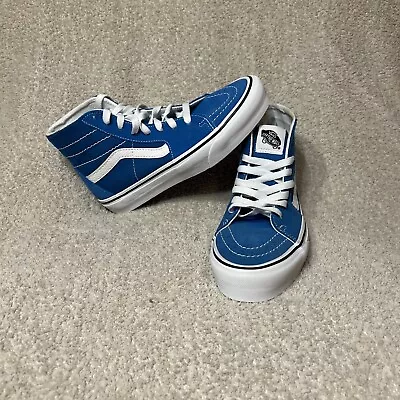 Vans Sk8 Hi Tapered Mediterrania Blue Women’s High Top Shoes Sneakers Size 6 • $54.99