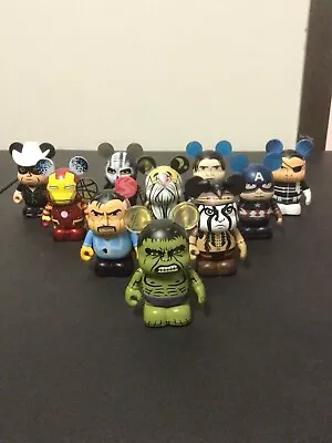 Disney Vinylmation Lot Of 10 - Marvel Lone Ranger Avengers Wizard • $59.49