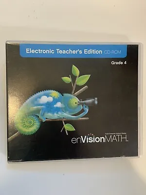 4th Grade EnVision ELECTRONIC TEACHER'S EDITION  CD-ROM - Hard Case (2009) • $69.99