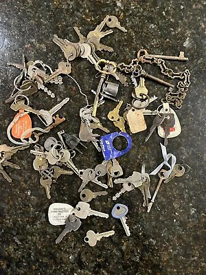 Vintage Key Lot Car Skeleton Locks • $29.99
