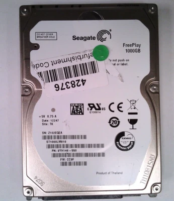 £17 • Buy Seagate FreePlay ST1000LM010 5400RPM SATA 2.5  HDD  (1000GB) SFF Server Drive