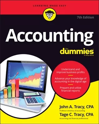 Accounting For Dummies 9781119837527 John A.  Tracy - Free Tracked Delivery • £15.52