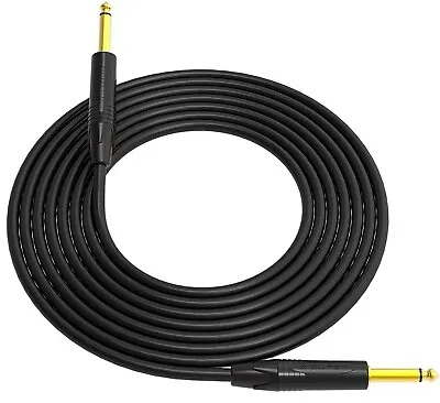 Mogami 2534 Neutrik Gold 1/4 To 1/4 Male M-M Guitar Balance Star Quad Cable 'FT • $40.95