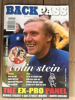 Backpass Magazine #86 Autumn 2023 Colin Stein Trevor Francis Dennis Tueart & • £7.99