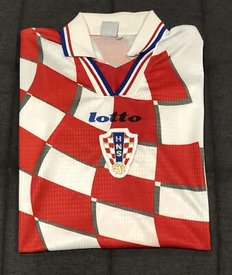 £74.99 • Buy Croatia 1998 World Cup 3rd Place Home Football Shirt Excellent Men’s XL
