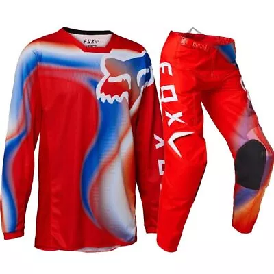 NEW Fox 180 Toxsyk FLO Red Kids Dirt Bike Gear Set • $129