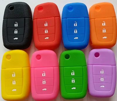 Silicone 3 Button Flip Key Cover Suits Holden Ve Commodore • $8.99