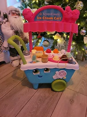 Leapfrog Scoop And Learn Ice Cream Cart Role Play Kitchen Toy • £15