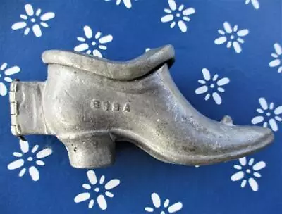 SLIPPER - Antique 3 Part Pewter ICE CREAM Chocolate Mold - E.& Co. N.Y. #899A • $95