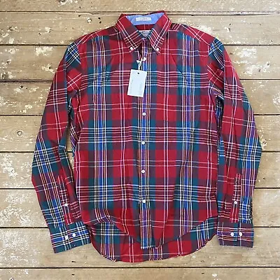 £40 • Buy BNWT GANT Rugger Madras Shirt Small Handloom Summer Cotton