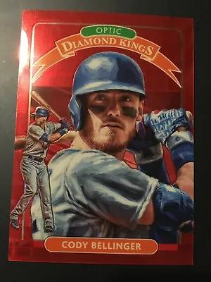 Cody Bellinger 2020 Optic Pandora Red /79 Baseball Card #3 - Los Angeles Dodgers • £9.99