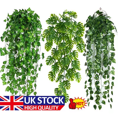 5PC Trailing Artificial Ivy Vine Leaf Garland Foliage Hanging Fake Plant Flower • £2.99