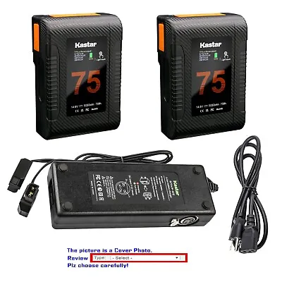 Kastar V-Mount Battery Dtap Charger For Sony BP-FL75 BP-GL65 BP-GL95 BP-GL95A • $34.99