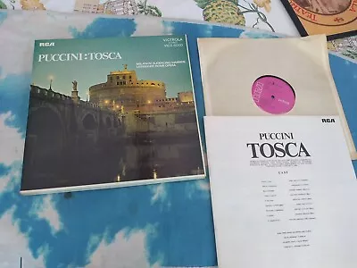 Puccini* - Milanov ; Bjoerling ; Warren RCA Victrola ‎– VICS 6000 - 3LP BOX SET • $10.58