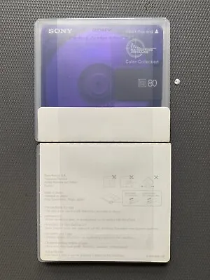 Sony MD Mini Disc 80 Minute Blank Disc Purple X 2 • £10