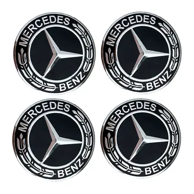 4PCS Wheel Centre Hub Caps 75mm Fit For Mercedes Benz A B C E S M Class ML GLA • $13.59