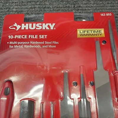 Husky Multi-Purpose File/Rasp 10 Piece Metal Wood 163893 • $13.99