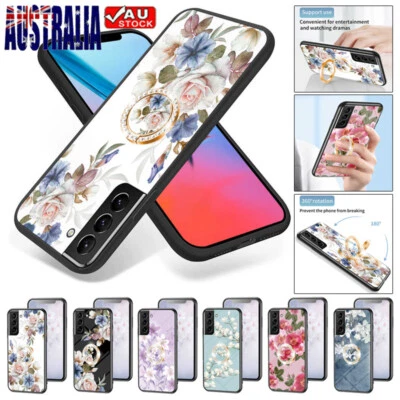 $10.88 • Buy For Samsung S23+ S22 S21 S20 Ultra 10 9 8 7 Note Ring Holder Case Magnetic Cover